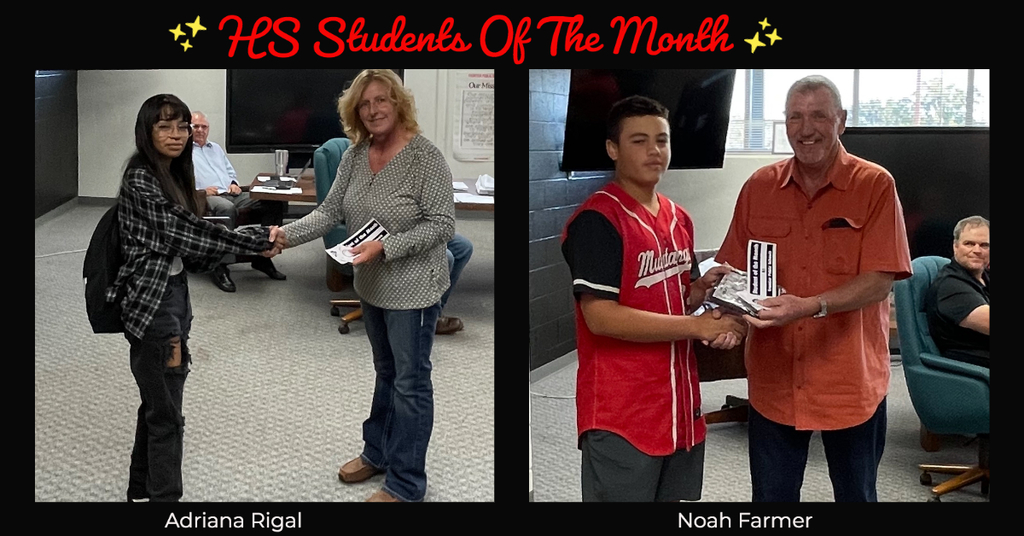 HS Students of the Month