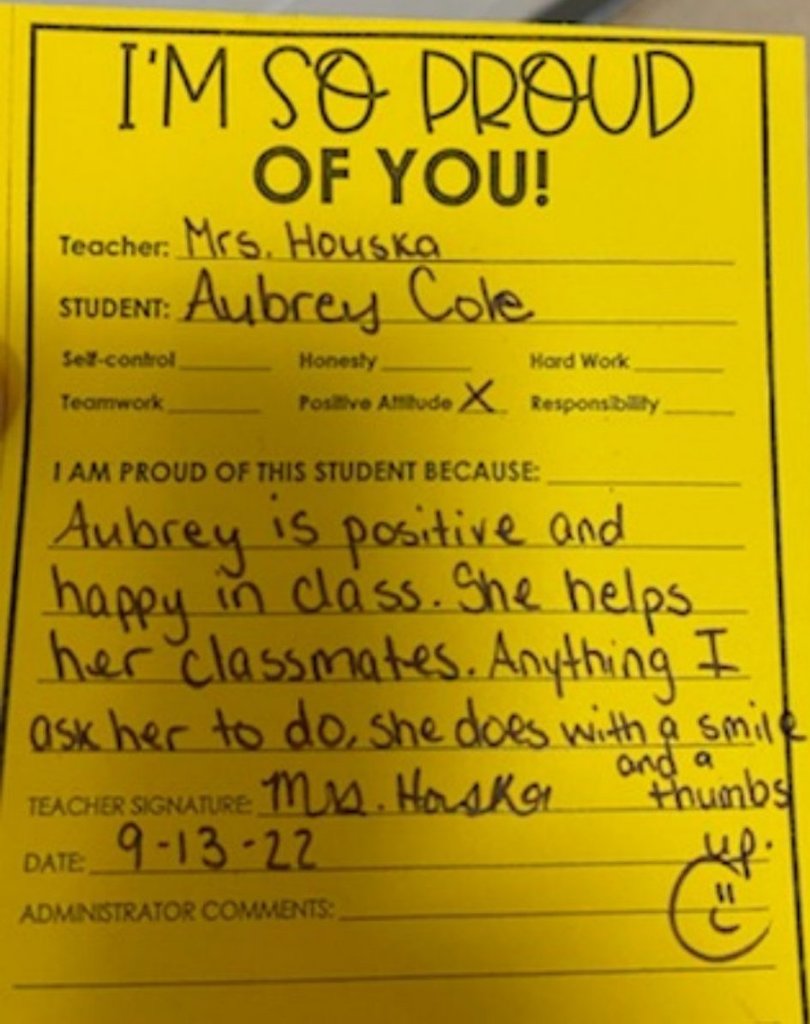 positive office referrals 