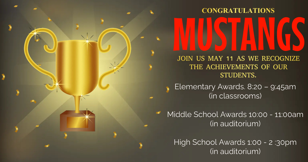Join us May 11 as we recognize the achievements of our students.